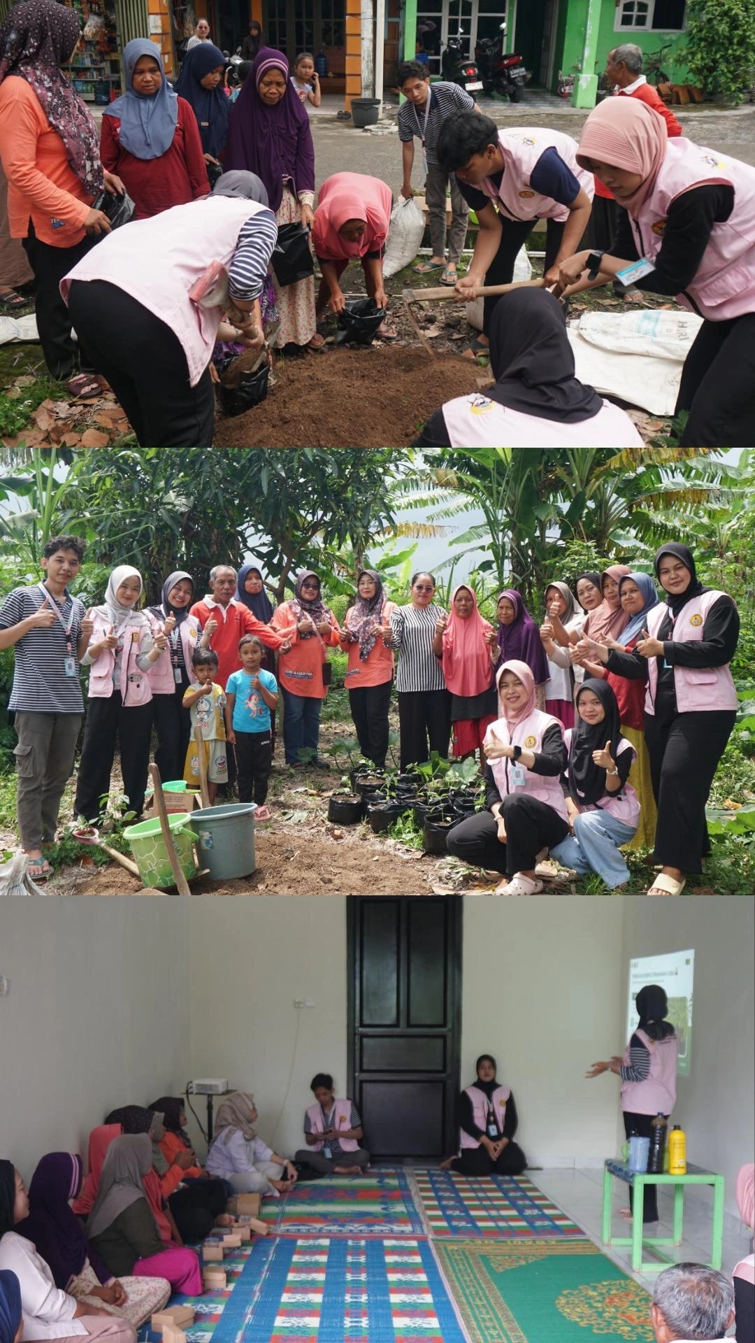 Sosialisasi pembuatan POC, pestisida nabati dan demplot