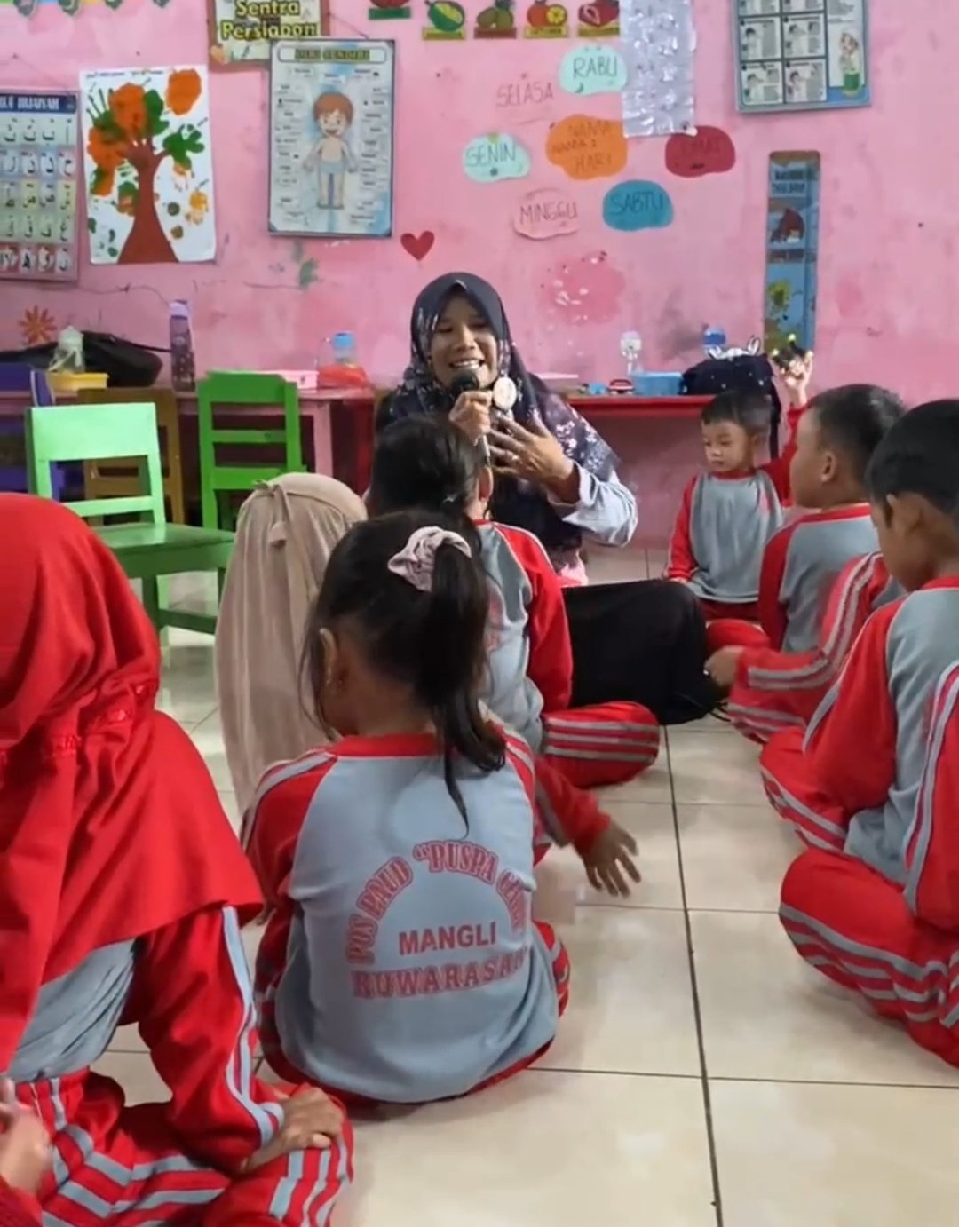 Pendampingan Kegiatan Belajar dan Mengajar PAUD Puspa Ceria