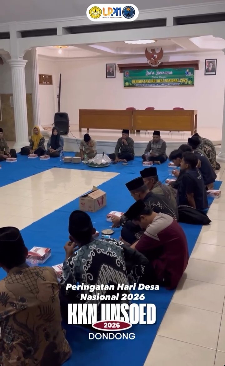 Doa Bersama di Balai Desa