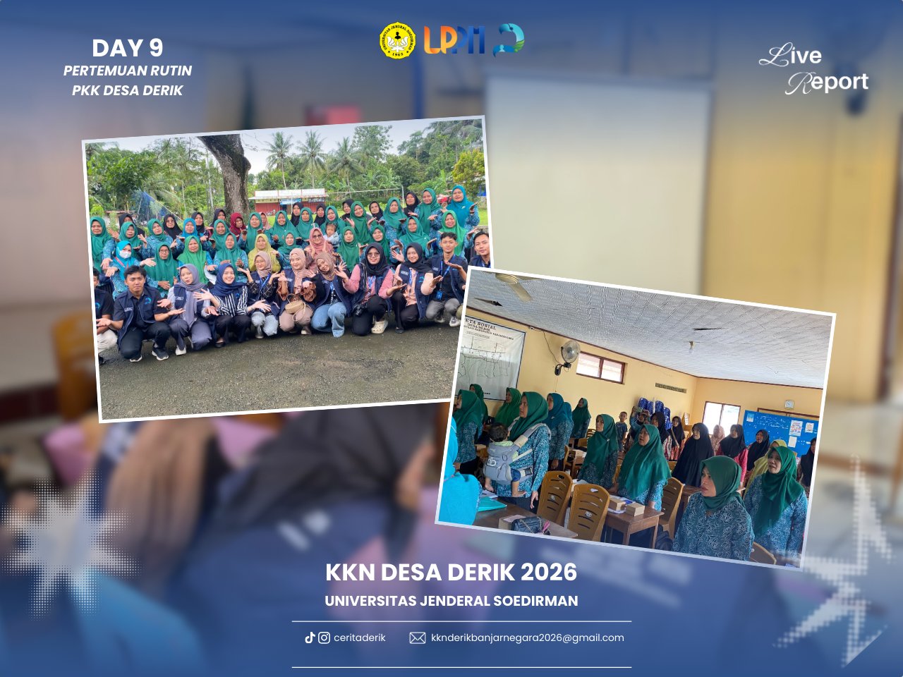 Day 9 – Pertemuan Rutin PKK Desa Derik
