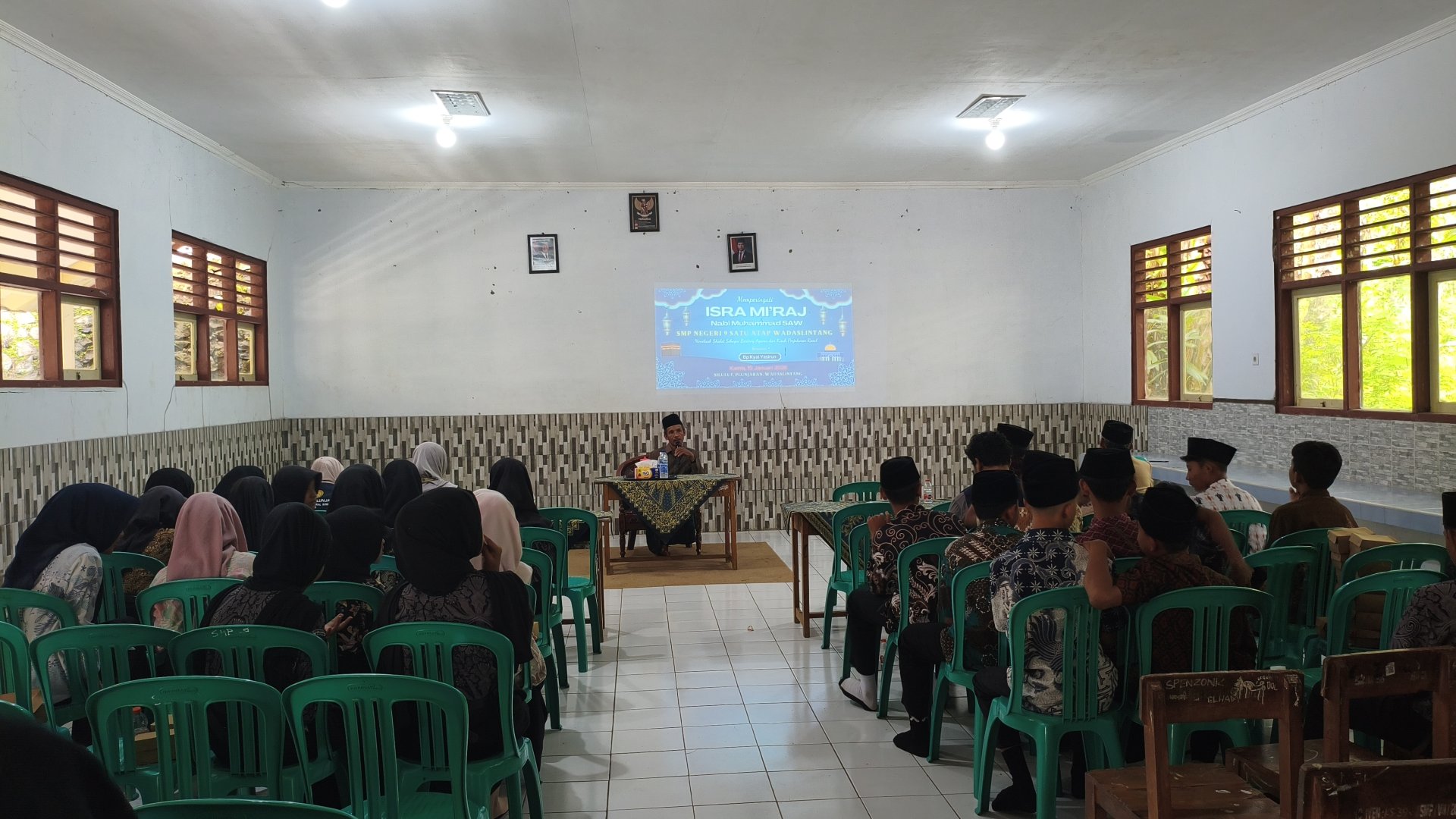 Menghadiri Peringatan Isra Mi'raj dan Koordinasi Program Kerja Bersama Dosen Pembimbing Lapangan