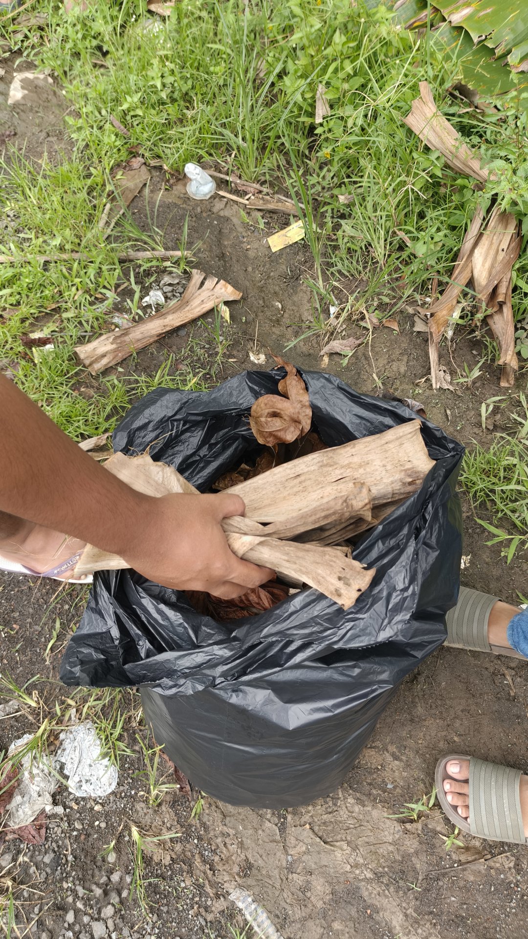 Persiapan pembuatan pupuk kompos