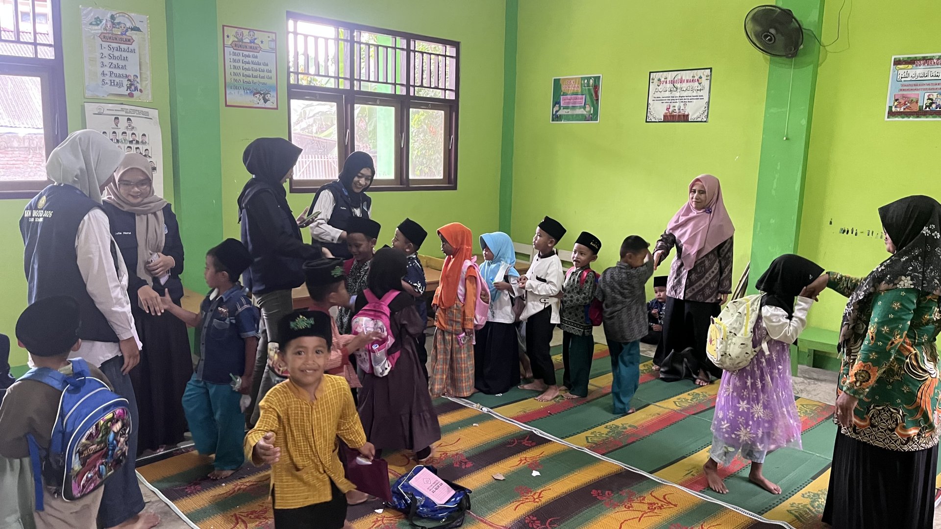 Kegiatan Mengaji TPQ Baitul Huda