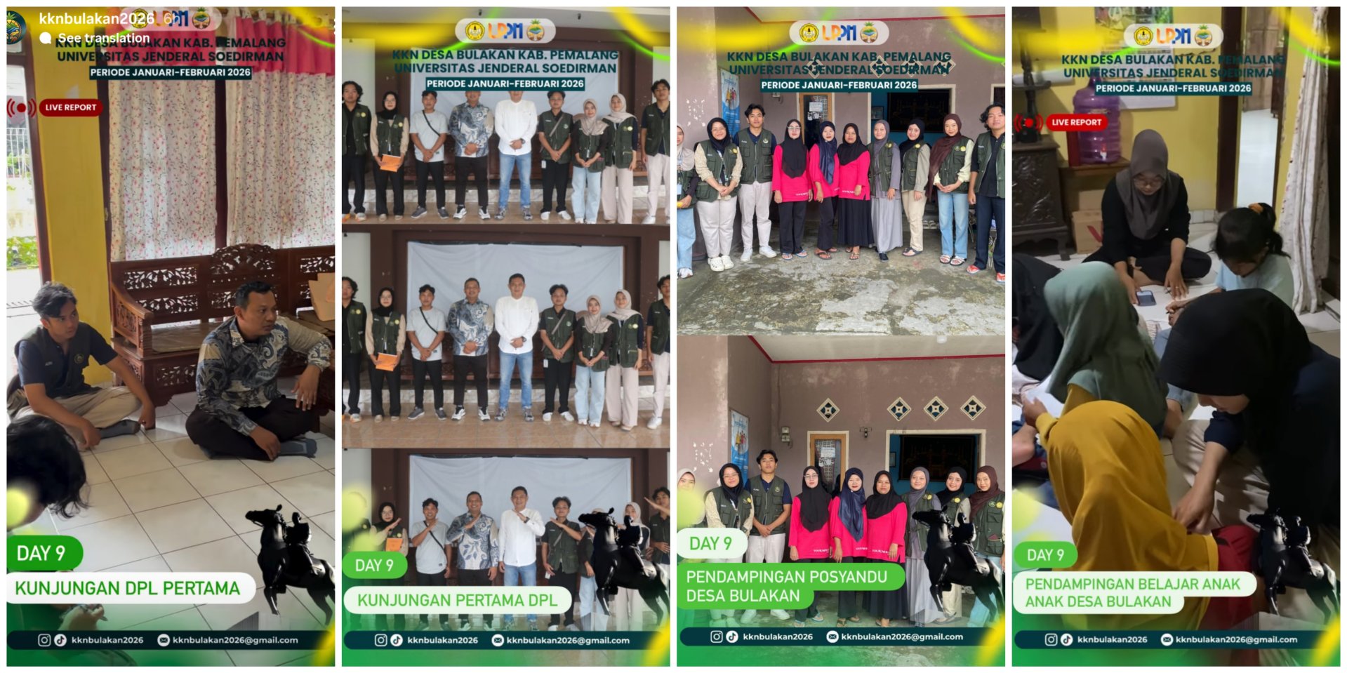 Kunjungan DPL Menjadi Momentum Konsolidasi Program KKN Desa Bulakan