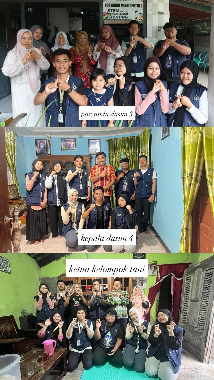 Pendampingan Posyandu dan Silaturahmi ke Tokoh Masyarakat