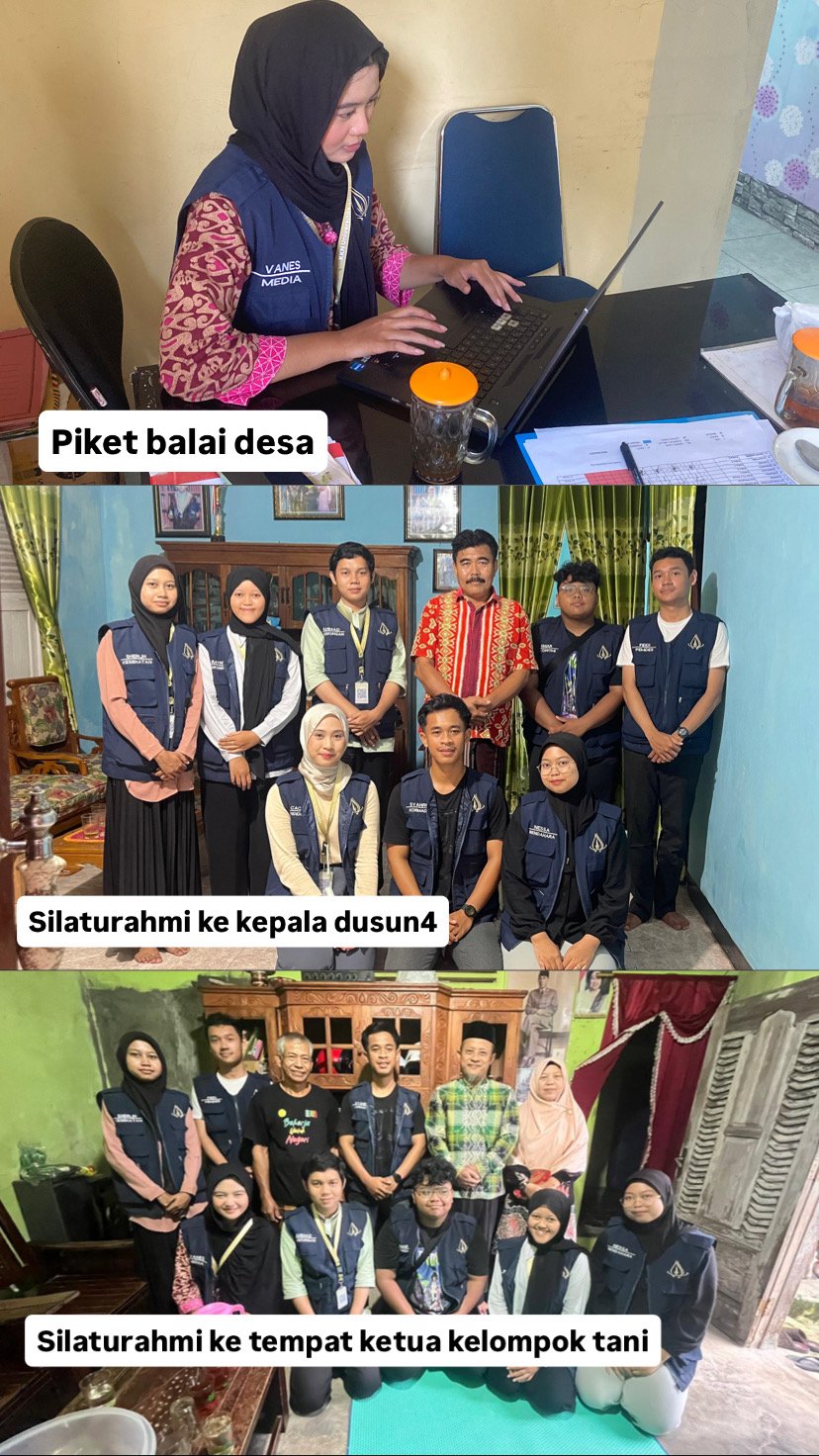 Piket Balai Desa, Silaturahmi ke Kepala Dusun 4, dan ke Ketua Kelompok Tani