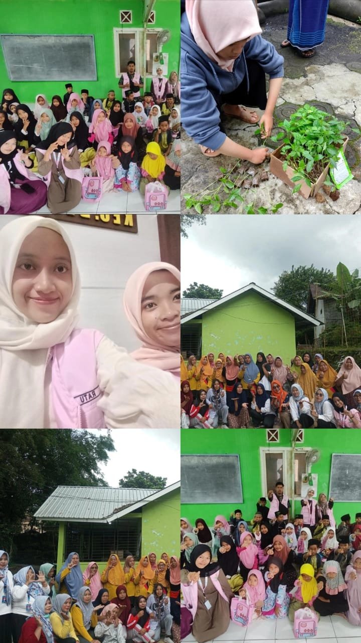 Hari ke-9 KKN (penanaman cabe, kangkung dan tomat, piket desa, posyandu ILP,  dan TPQ)