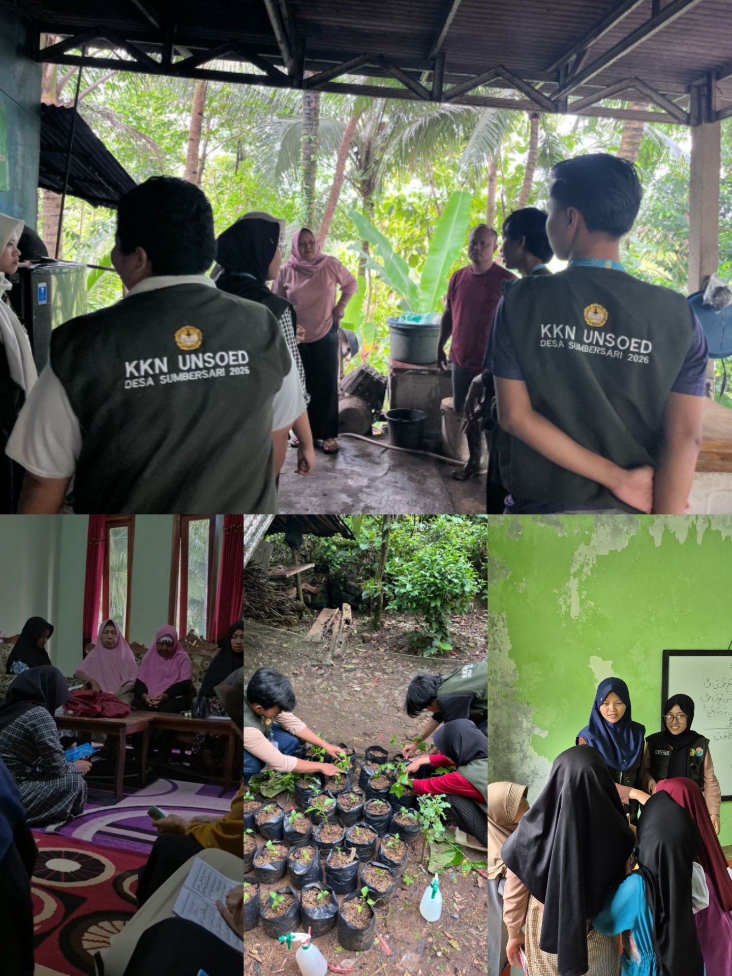 Kegiatan KKN Desa Sumbersari, Kec. Wadaslintang, Kab. Wonosobo, 15 Januari 2026