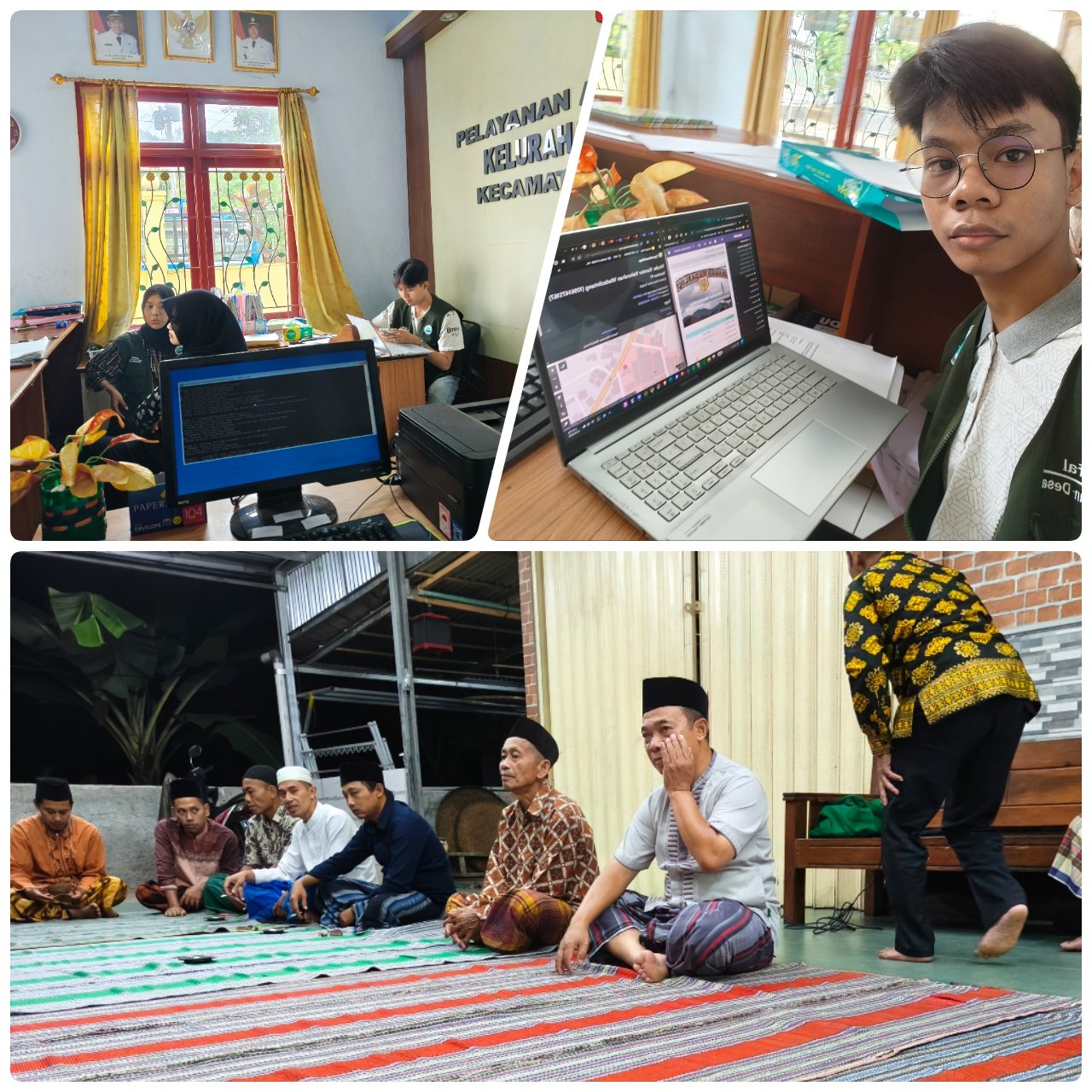 Piket Kelurahan, Administrasi Website, dan Giat Tahlilan