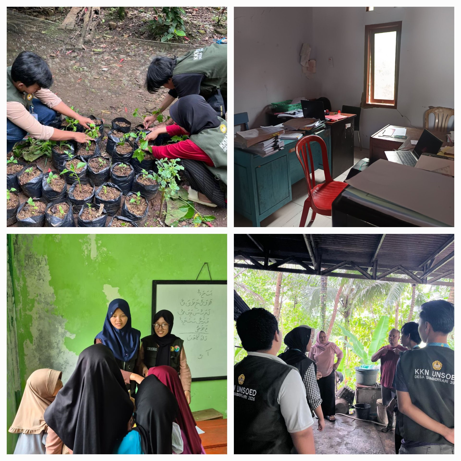 kegiatan KKN tanggal 15 januari 2026 Desa Sumbersari