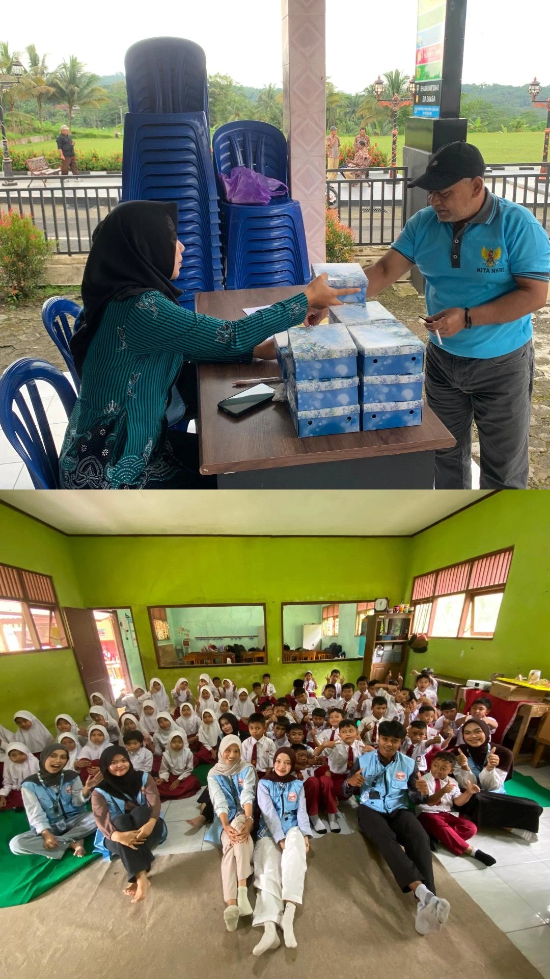 Musyawarah desa, kkn mengajar sd, dan sohwan ke pak kadus