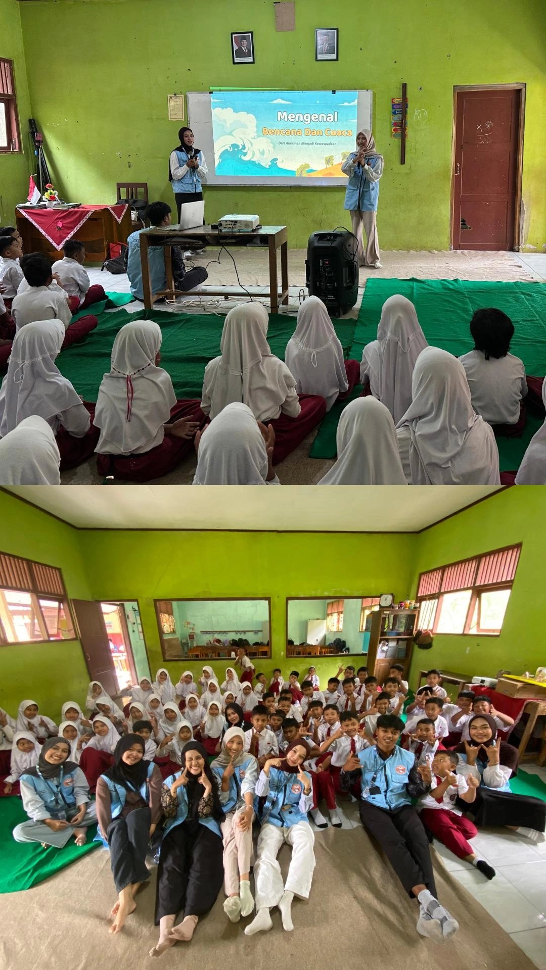 KKN Mengajar Tanggap Aman Rawan Bencana dan Kunjungan Kadus ll