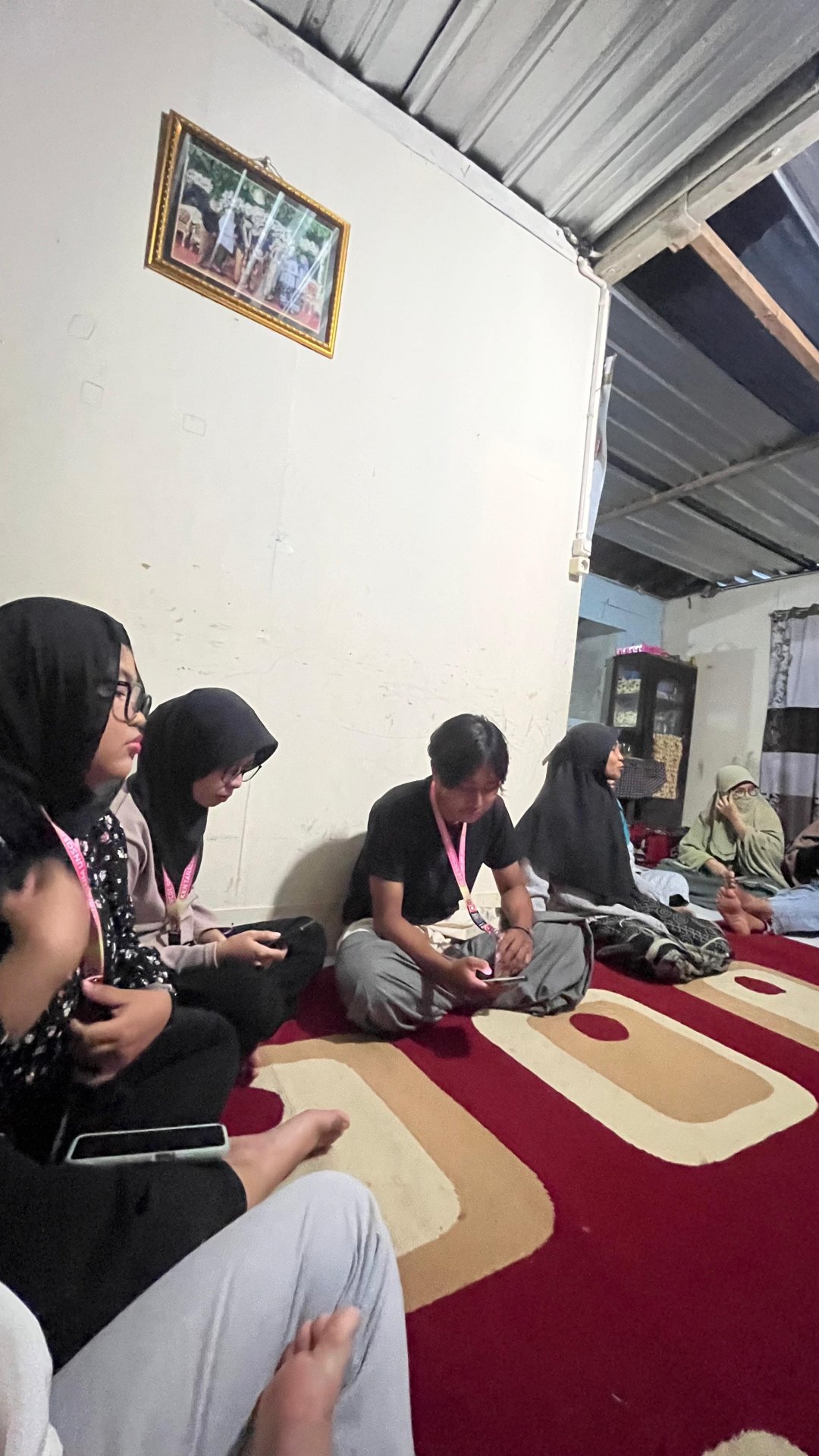 Diskusi Persiapan Kegiatan Senam Warga Desa Tanalum