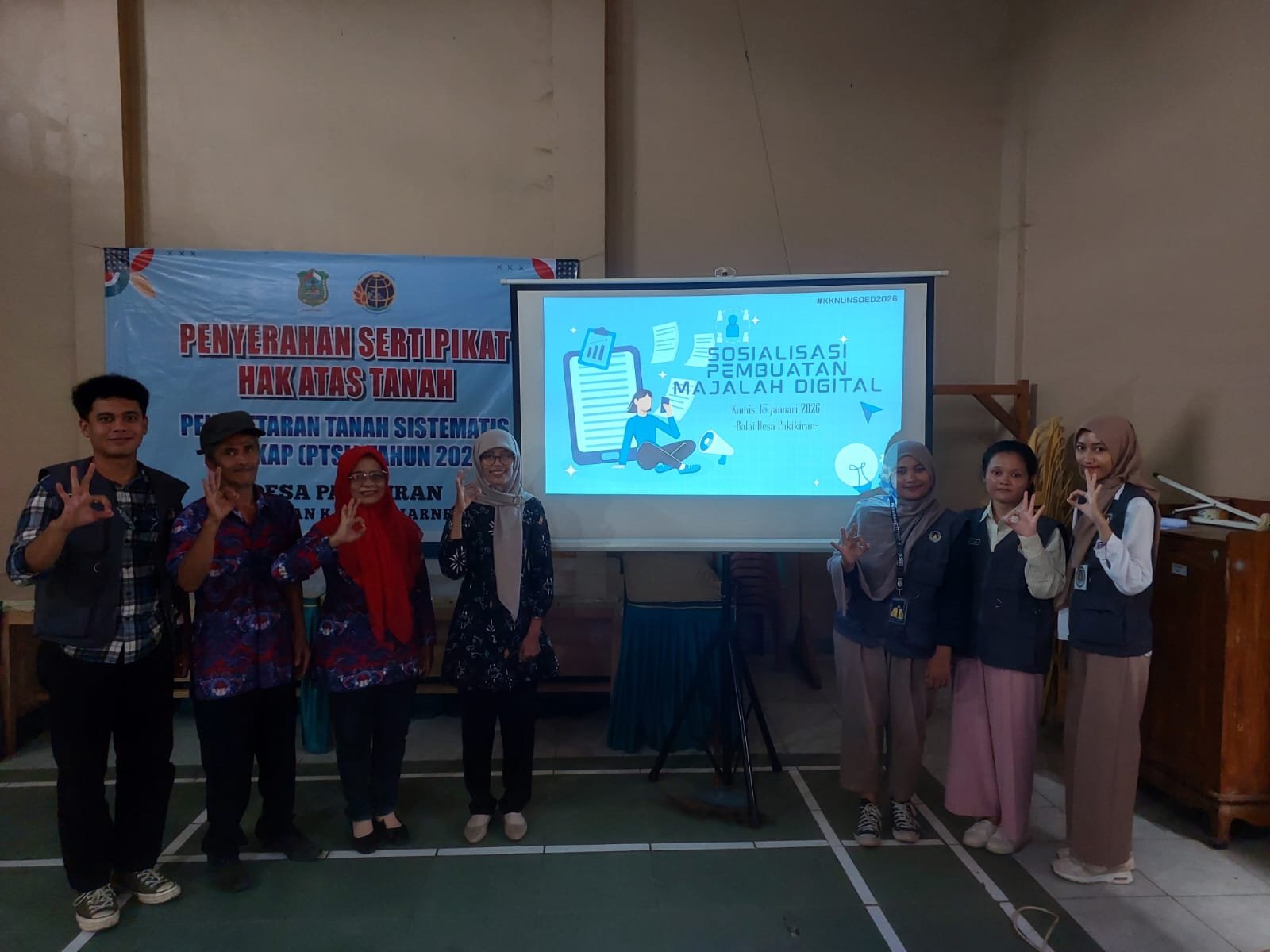 Sosialisasi Pembuatan Majalah Digital Desa Pakikiran