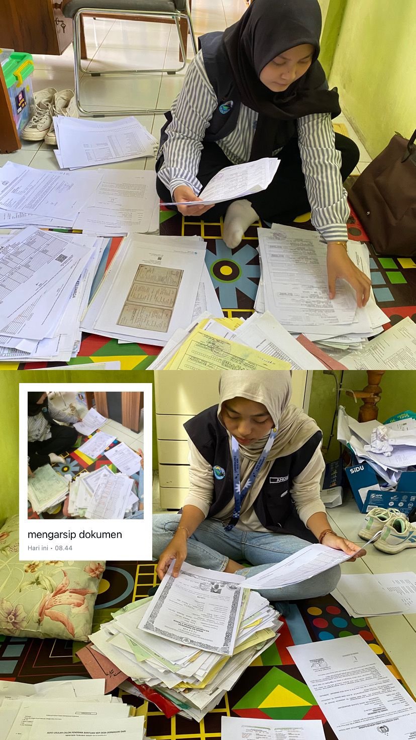 PIKET DI BALAI DESA DERMASARI