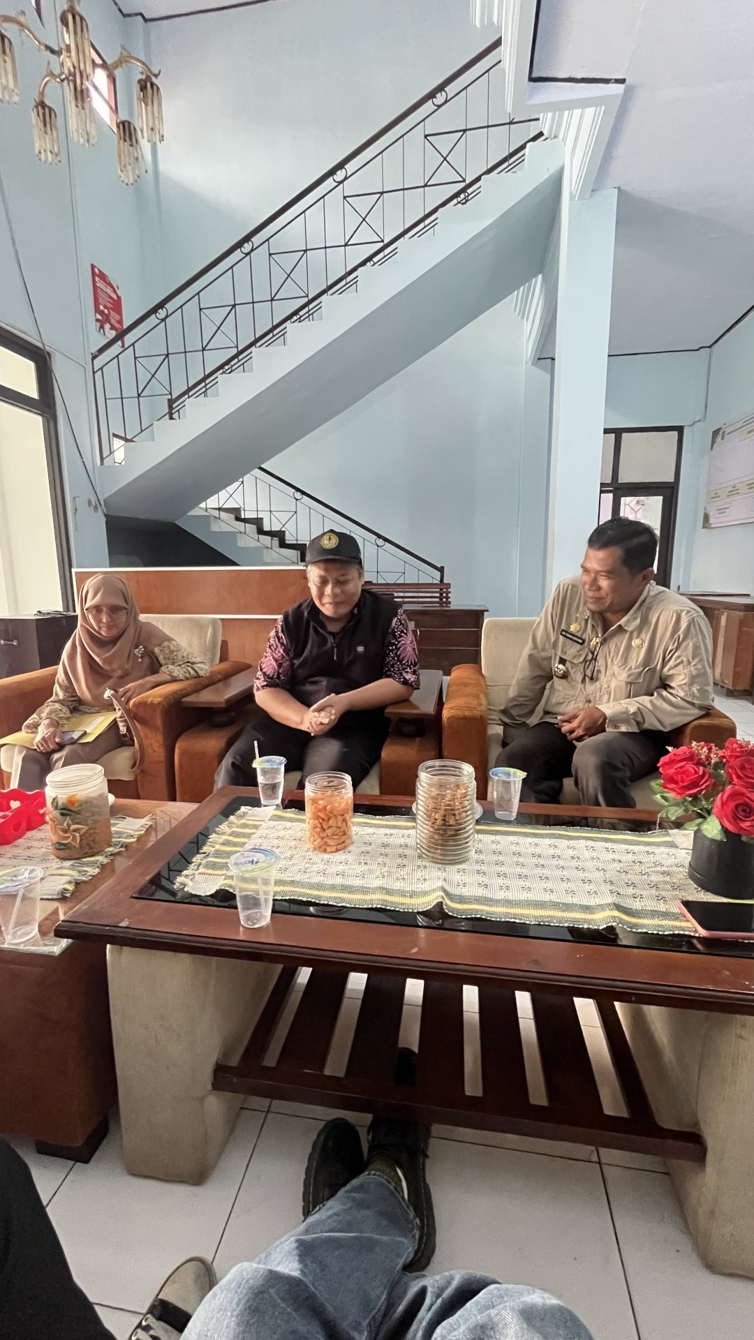 kunjungan korkab ke kantor kecamatan wadaslintang