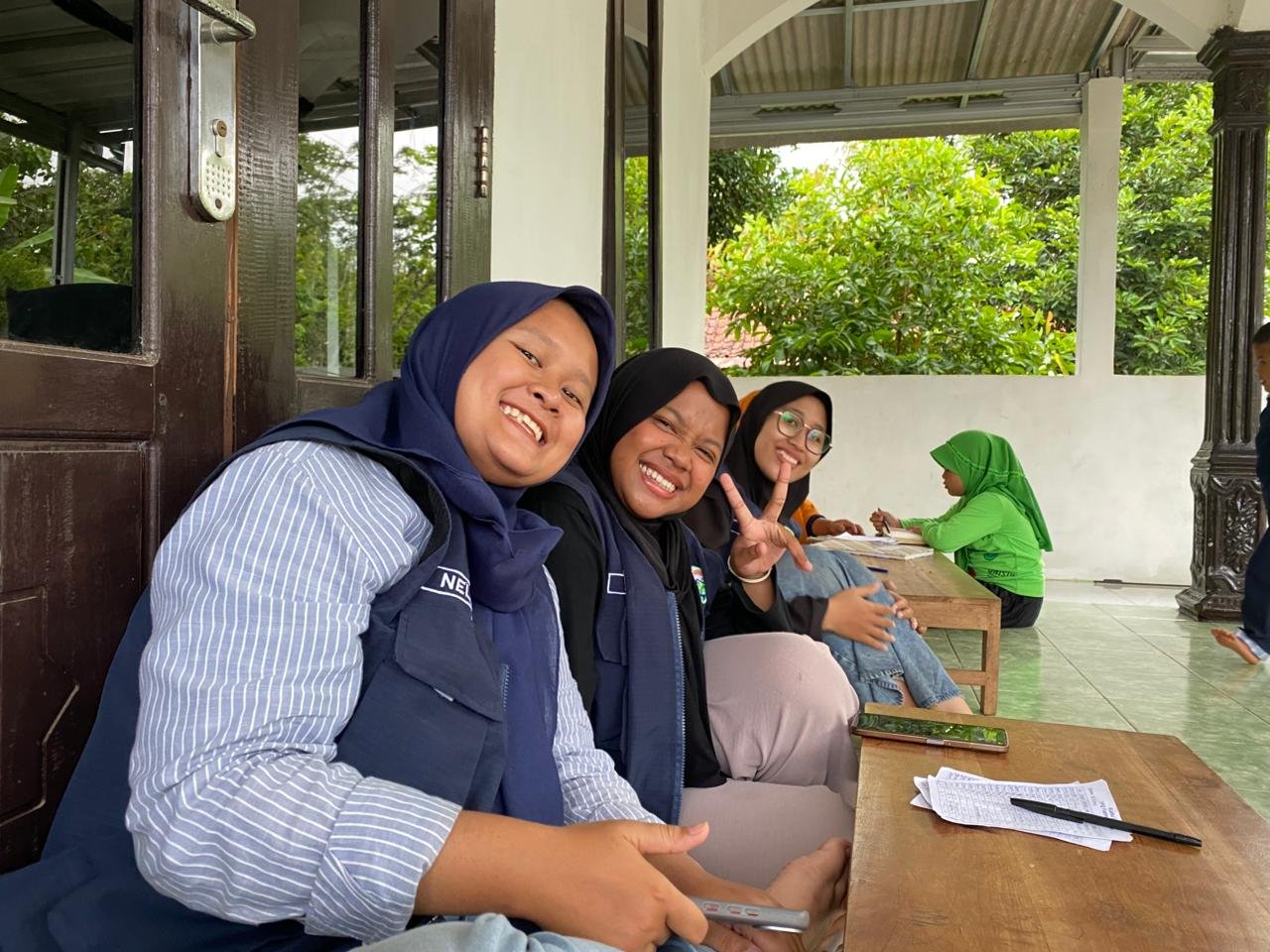 Mengajar ngaji di TPQ Fatimah Salim