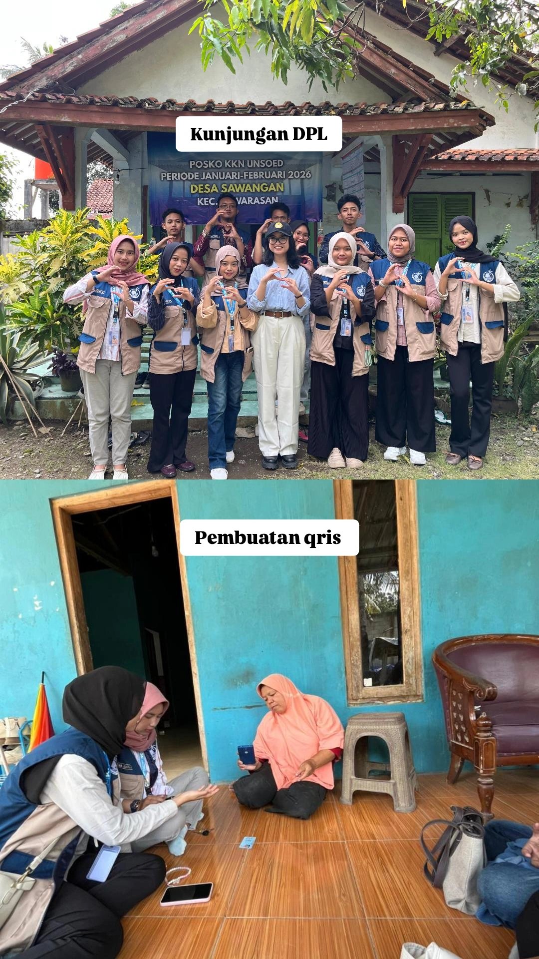 Kunjungan DPL & Pembuatan Qris