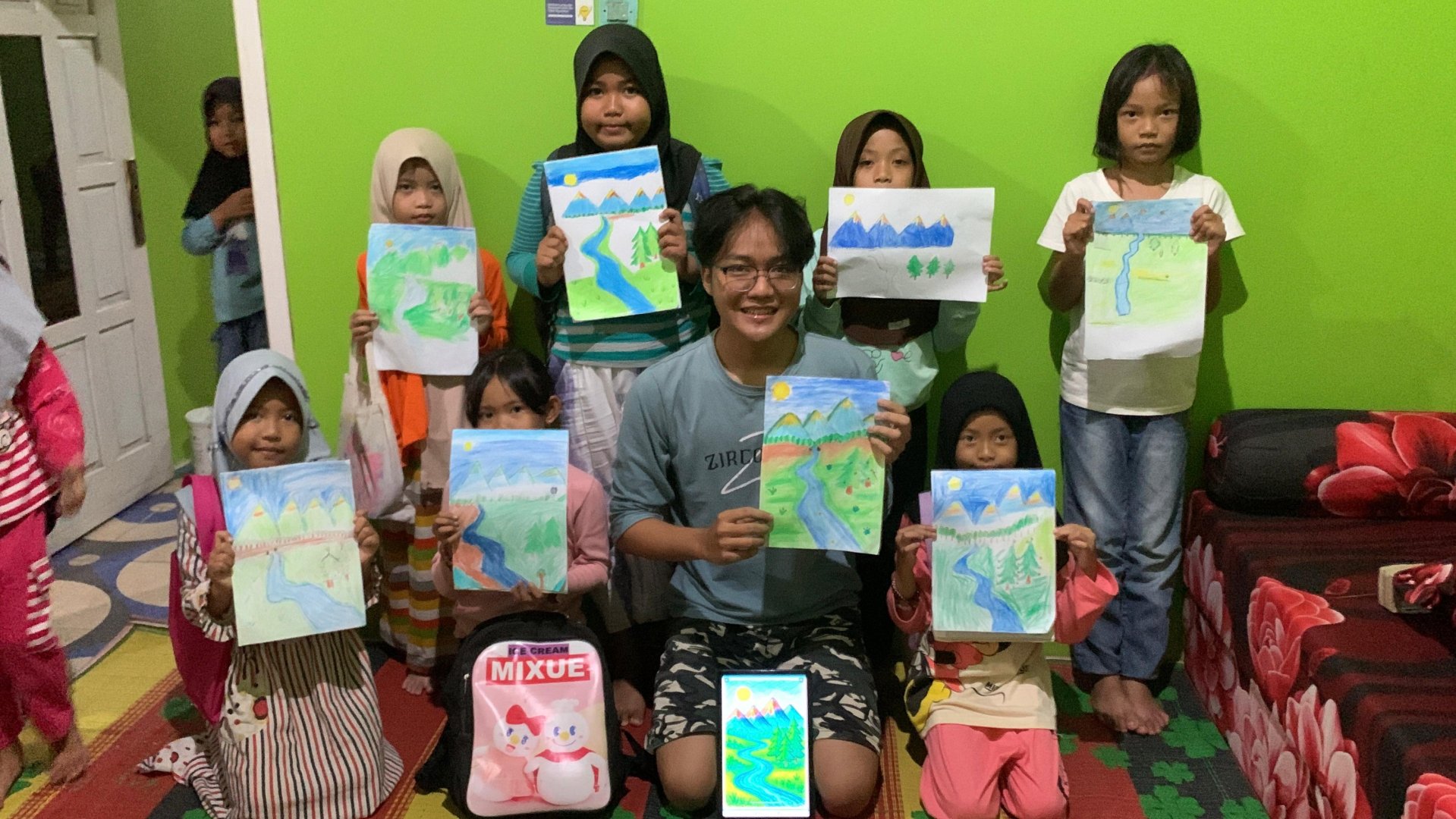 Bimbingan belajar bersaama anak sd kelas 2