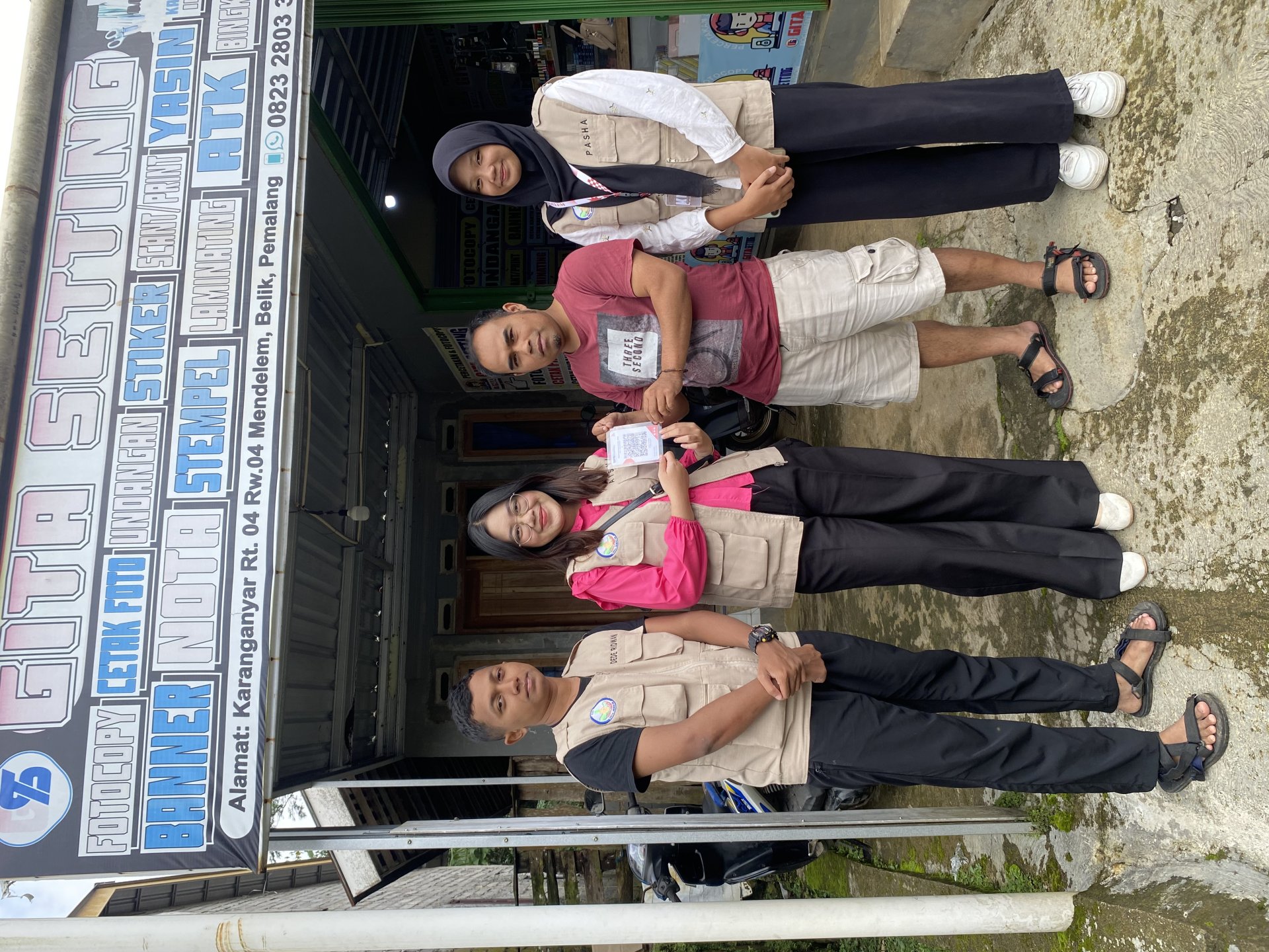 Pendampingan dan pembuatan Qris