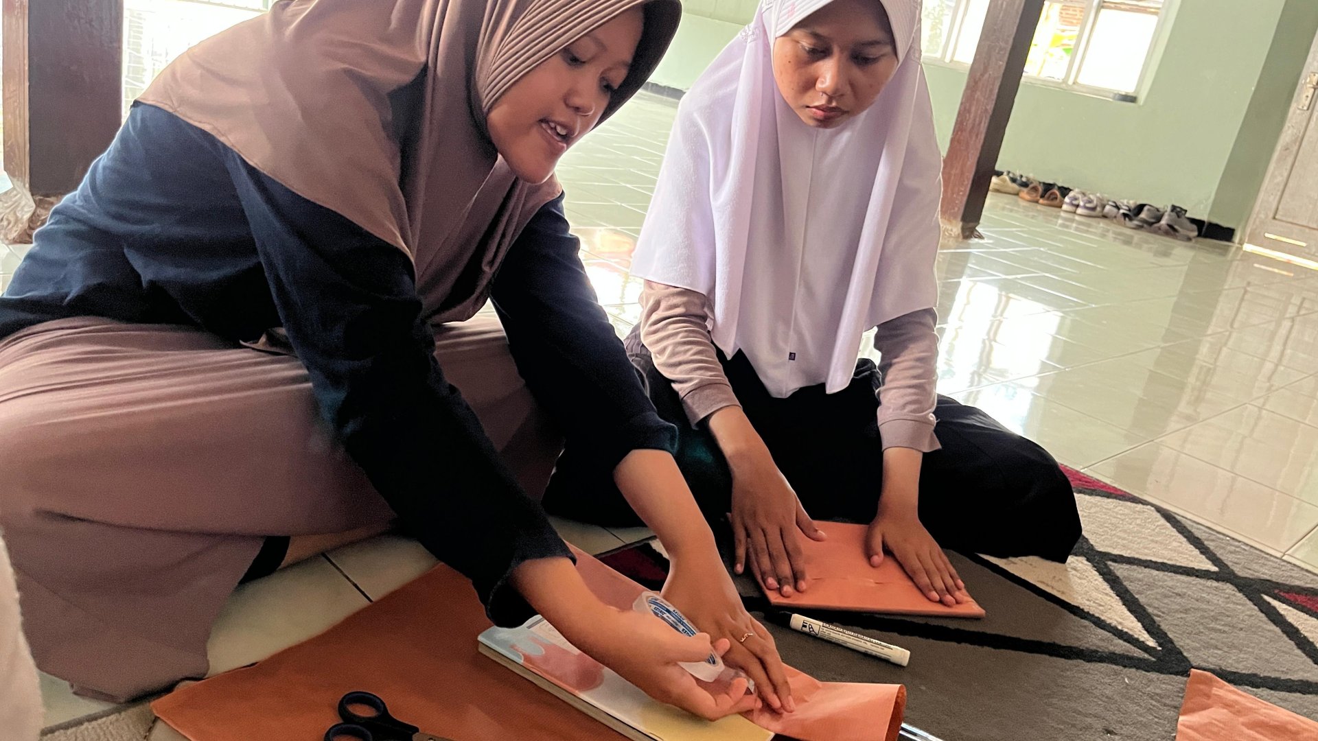 Persiapan acara Isra Mi'raj