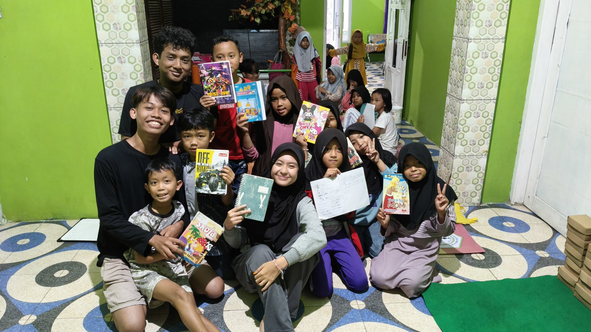 Kegiatan Bimbingan Belajar di Posko KKN