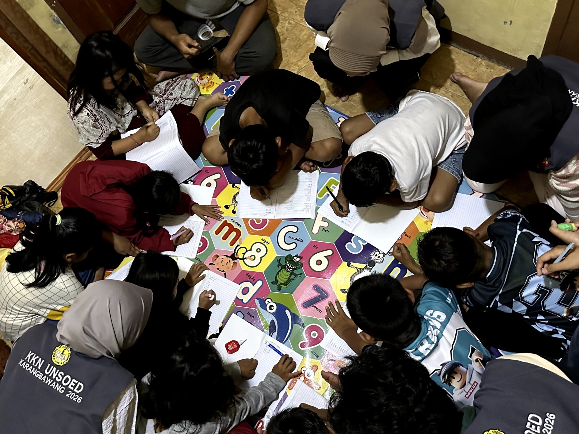 KELAS CERDAS BERSAMA BELAJAR BARENG ANAK SDN 2 KARANGBAWANG KELAS 1, 2 DAN 3