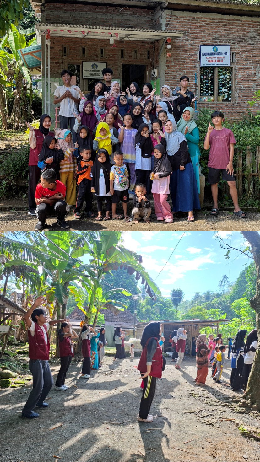 Senam Aerobik di Dusun 5 Desa Bodas