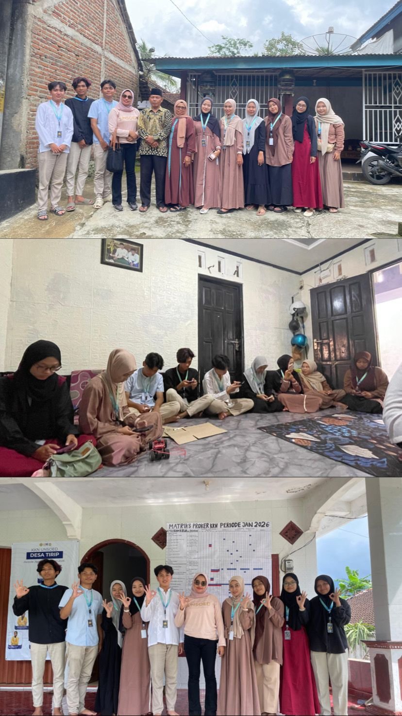 Pengajian Peringatan Isra Mikraj Nabi Muhammad SAW dan Kunjungan DPL di Desa Tirip