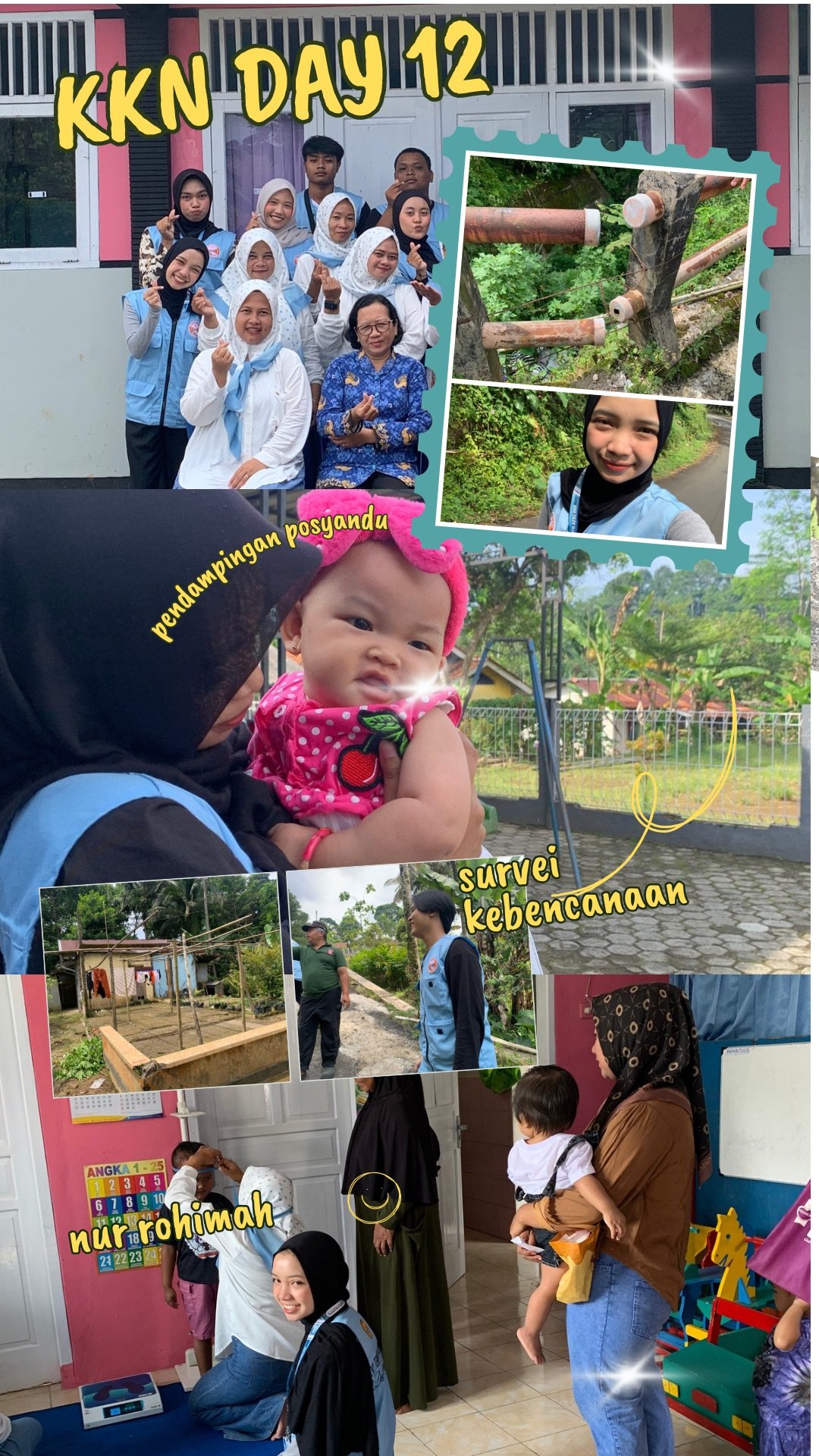 PENDAMPINGAN POSYANDU BALITA DENGAN IBU KADER DAN BIDAN SERTA SURVEI KEBENCANAAN TANAH LONGSOR DAN TANAH GERAK