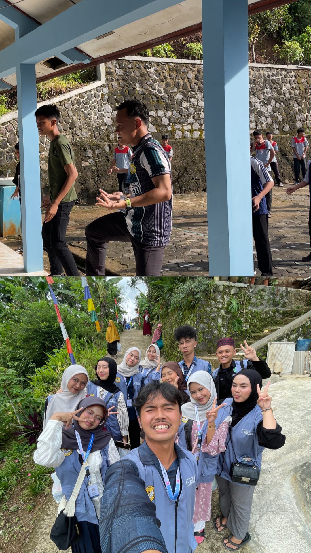 Day 11-Senam di SMP 2 Wadaslintang dan Pengajian rajaban di dusun karang anyar