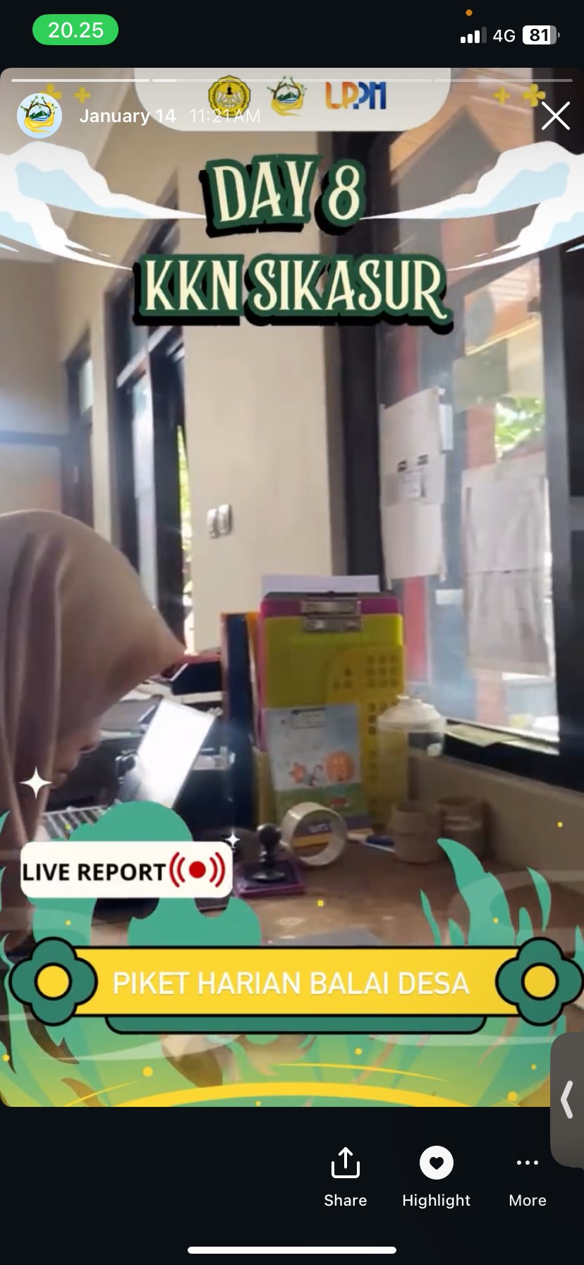 DAY 8 KKN DESA SIKASUR PIKET PELAYANAN DESA