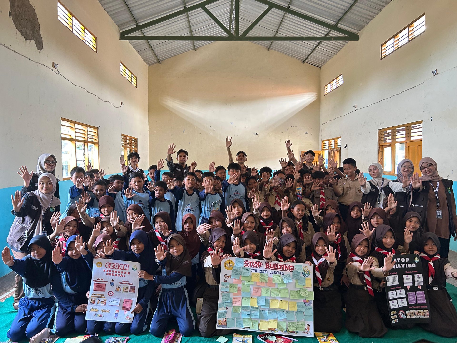 Sosialisasi Anti-bullying dan Antikekerasan Seksual di SD Negeri 1 Wanogara Wetan