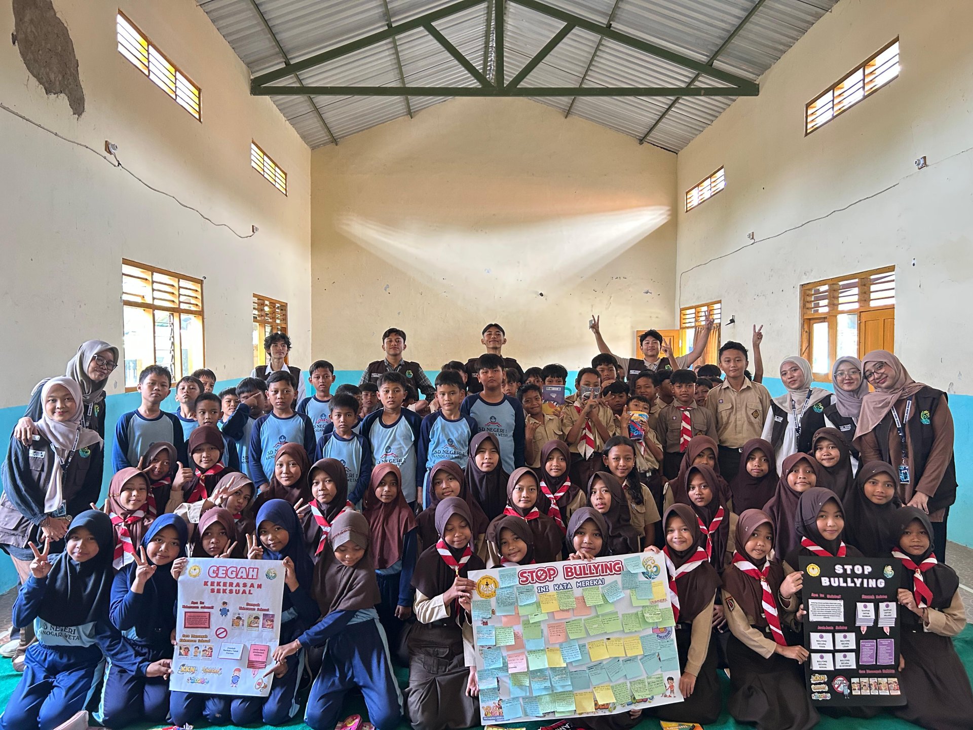 Sosialisasi anti bullying dan anti kekerasan seksual di SD N 1 Wanogara wetan