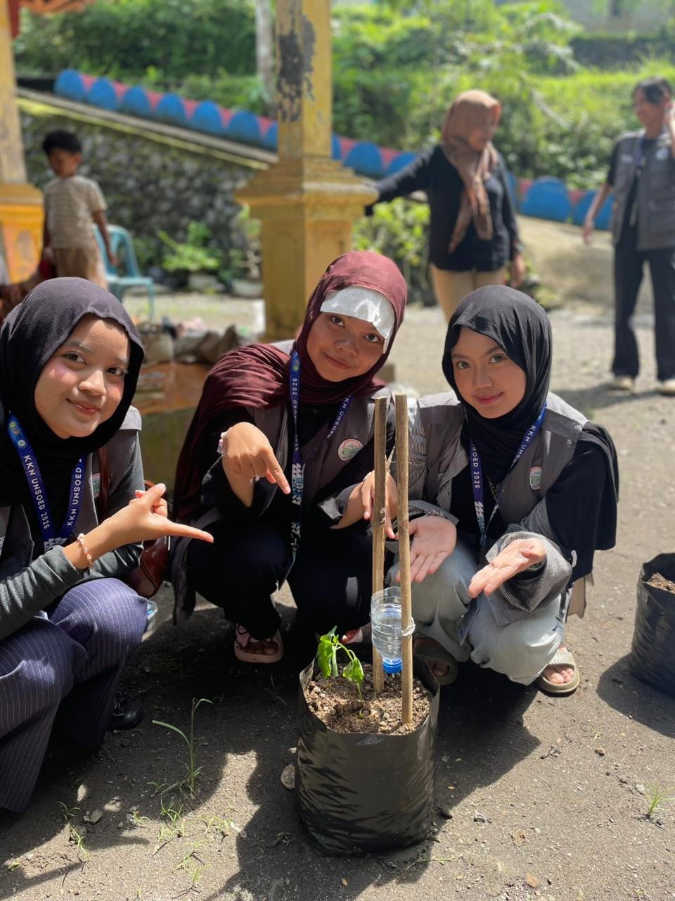 Sosialisasi Penanaman Bibit Cabai dan Irigasi Tetes bersama Ibu Ibu PKK Desa Erorejo