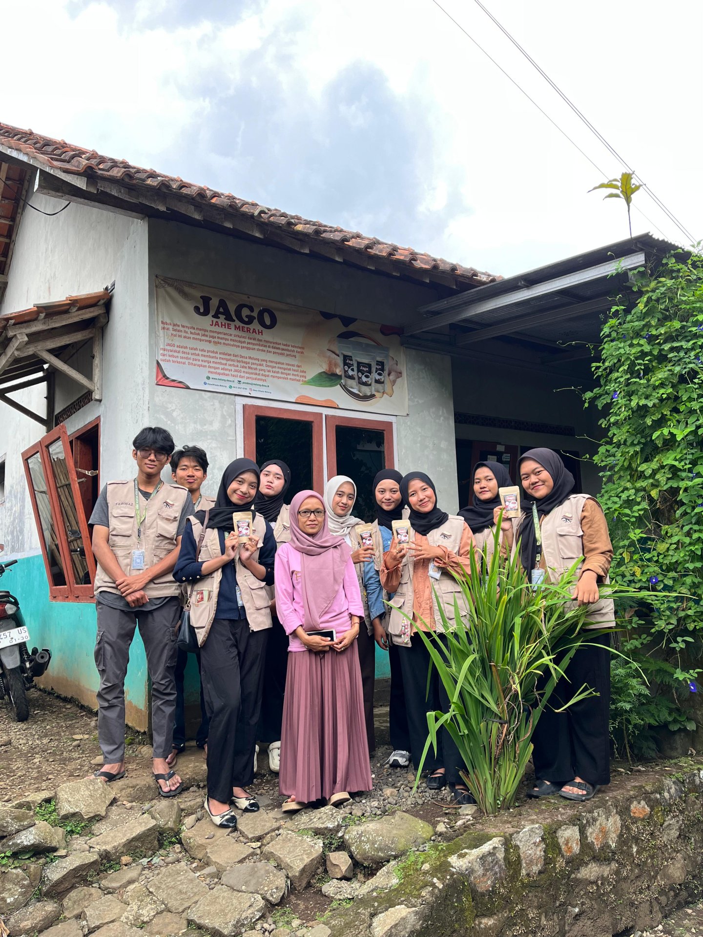 Pendampingan UMKM minuman jahe merah