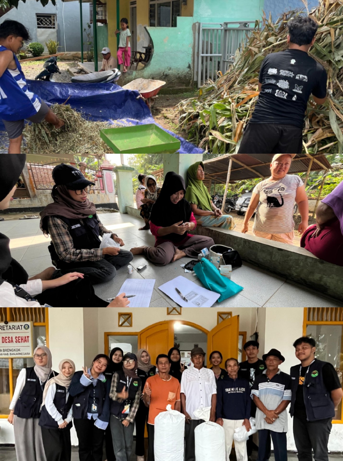 Kegiatan Hari Ke Sebelas Mahasiswa KKN Unsoed di Desa Brengkok