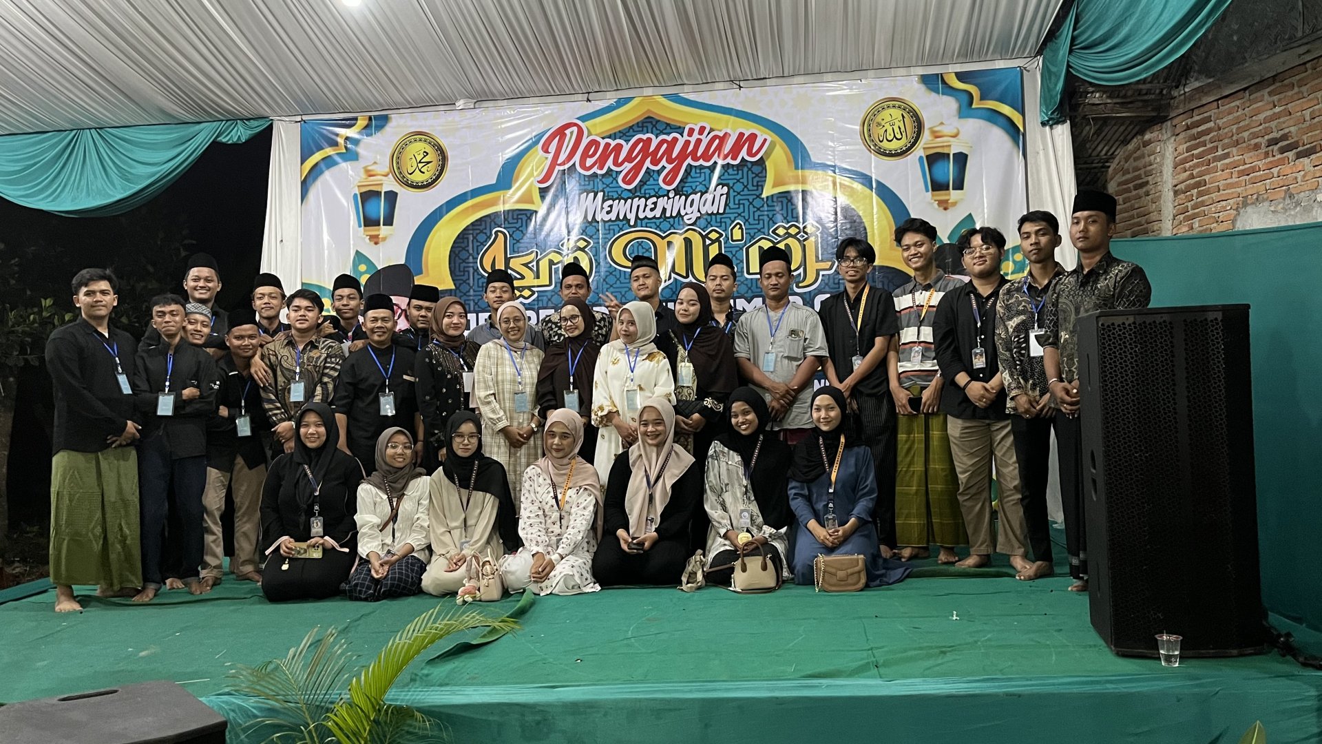 Mengikuti Acara Peringatan Isra Mi'roj Dusun Sawahbera