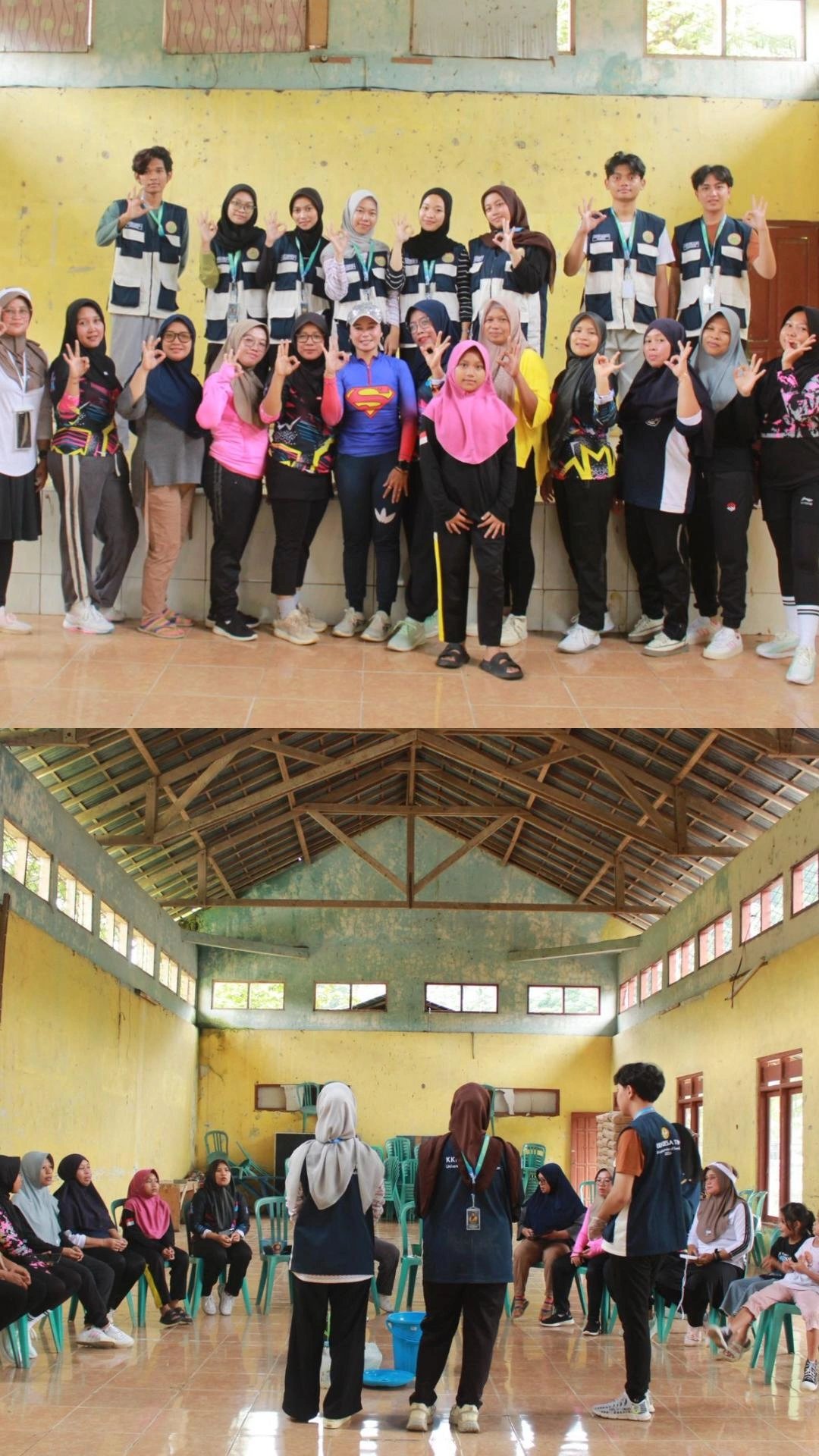 Gerak Sehat Bersama dan Edukasi Pembuatan Pupuk Kompos Desa Tirip