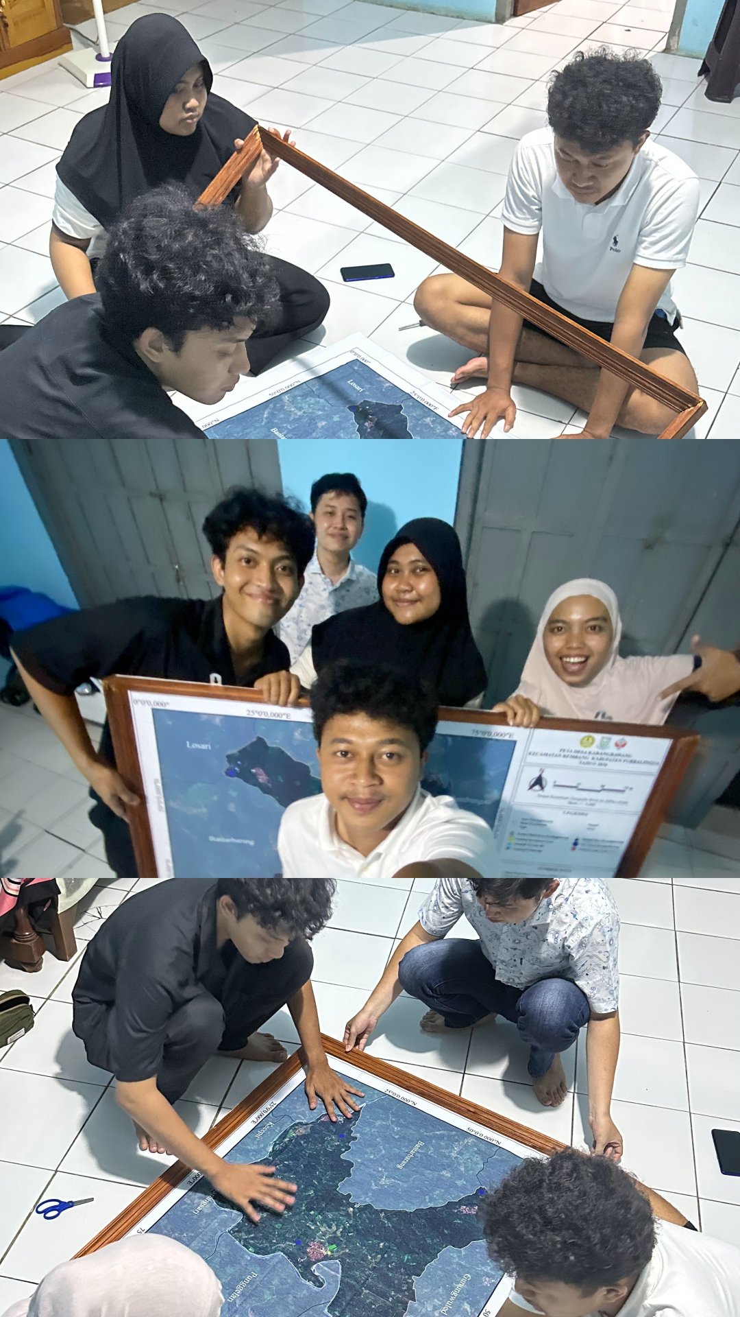 Kegiatan persiapan Program Kerja Pemerintah Desa Peta Administrasi Desa