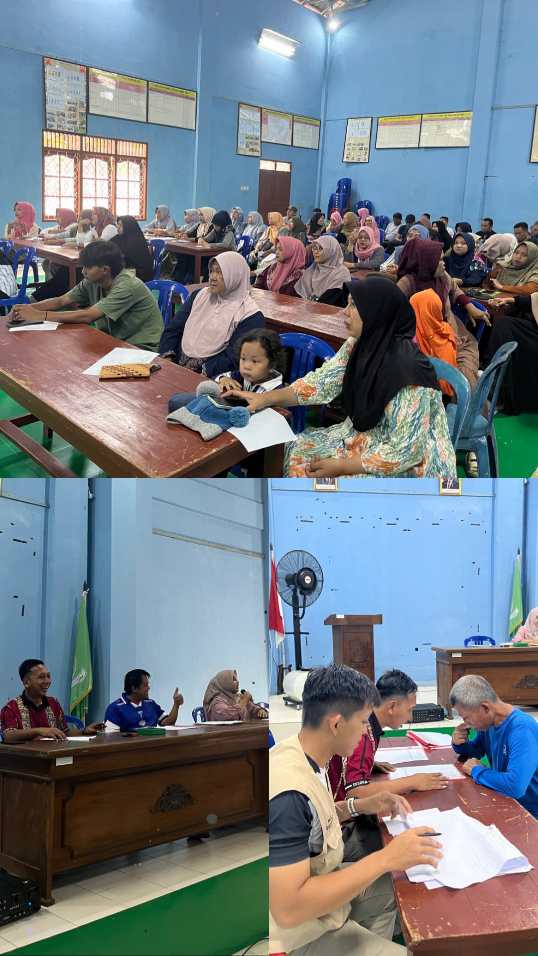 Koordinasi dan Pembagian Raport Sekolah Sepak Bola