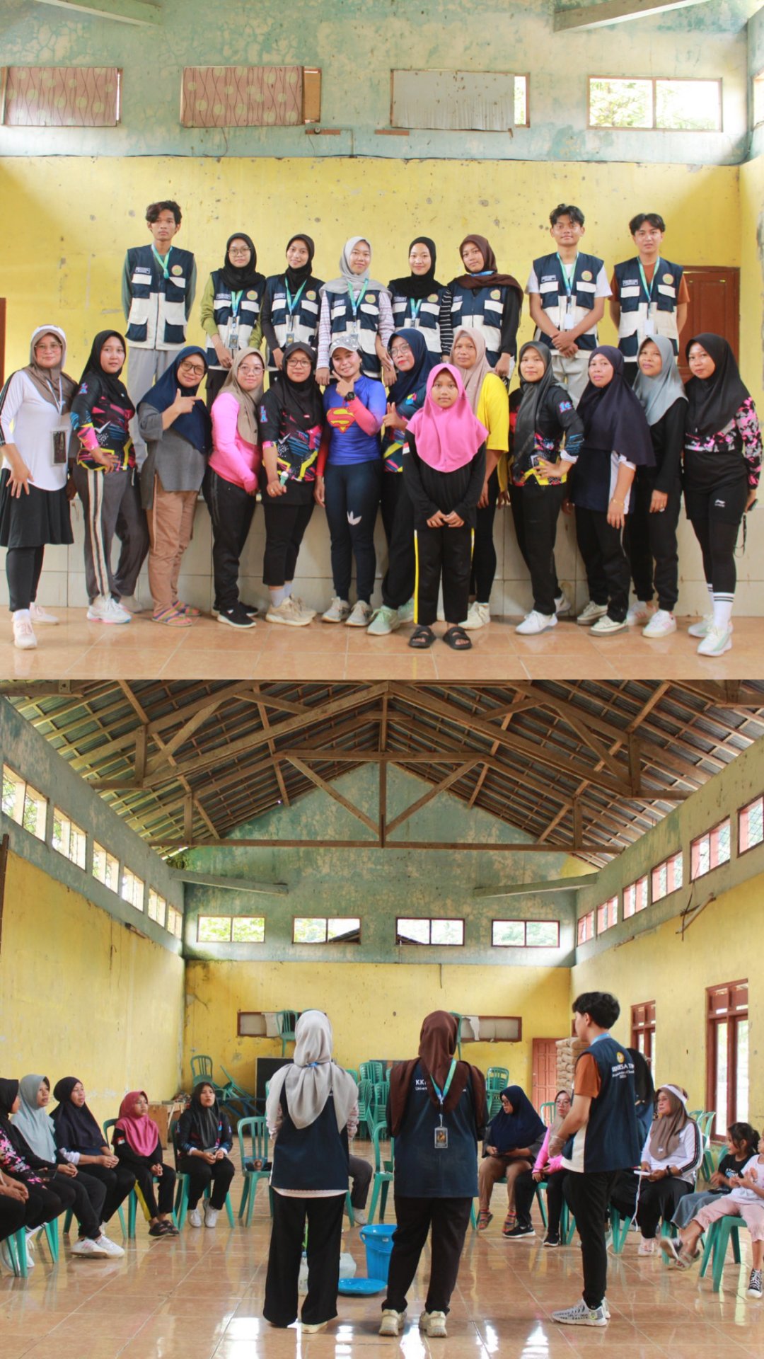 Kegiatan Senam Sehat Bersama Ibu-Ibu dan Edukasi Pembuatan Pupuk Kompos