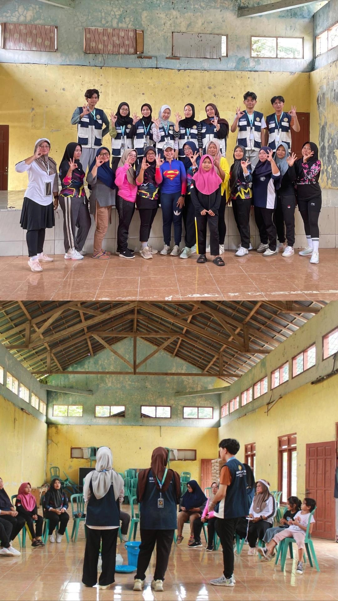 Tubuh Sehat, Tanah Subur: Senam Bersama dan Pelatihan Pengolahan Pupuk Kompos Bersama Ibu-Ibu PKK di Desa Tirip.