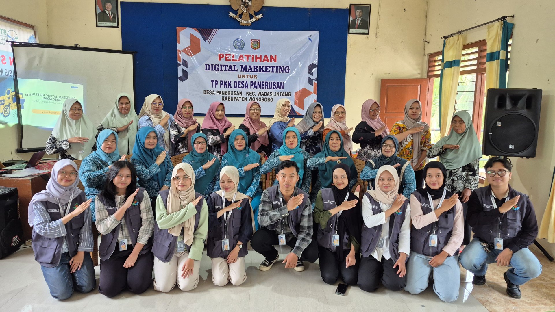 sosialisasi digital marketing dan rakon PKK