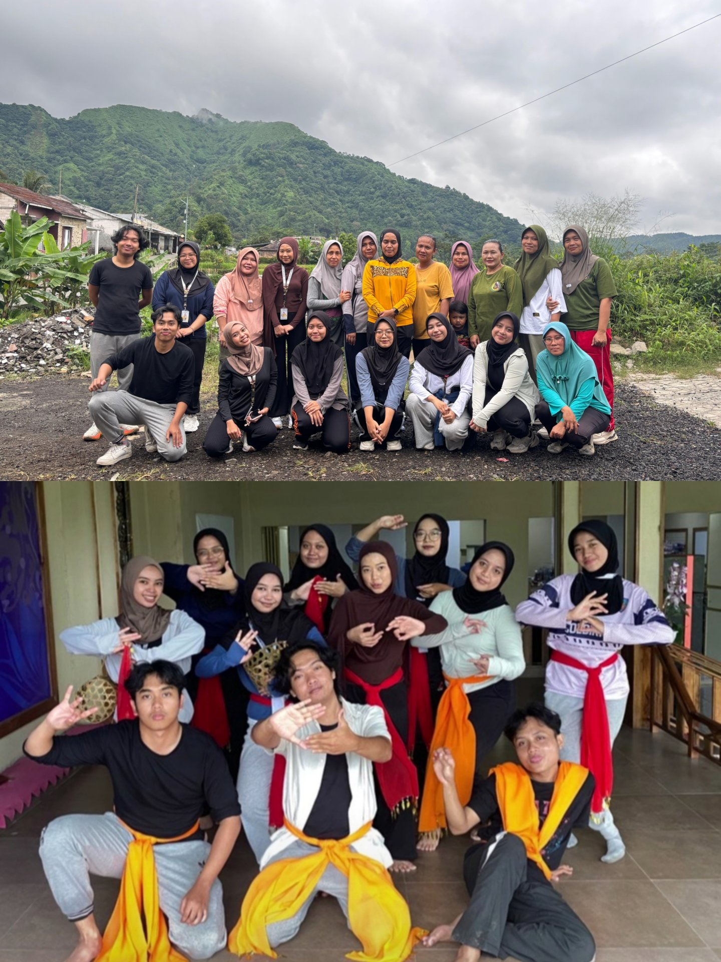 KKN DAY 12 ( senam pagi, kerja  bakti, workshop pelatihan tari)