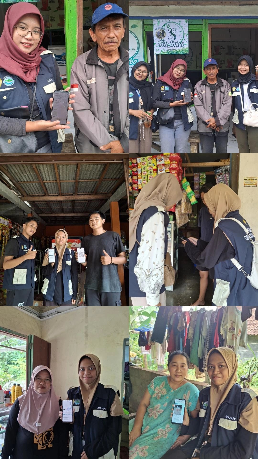 Mengunjungi UMKM untuk melakukan pendampingan