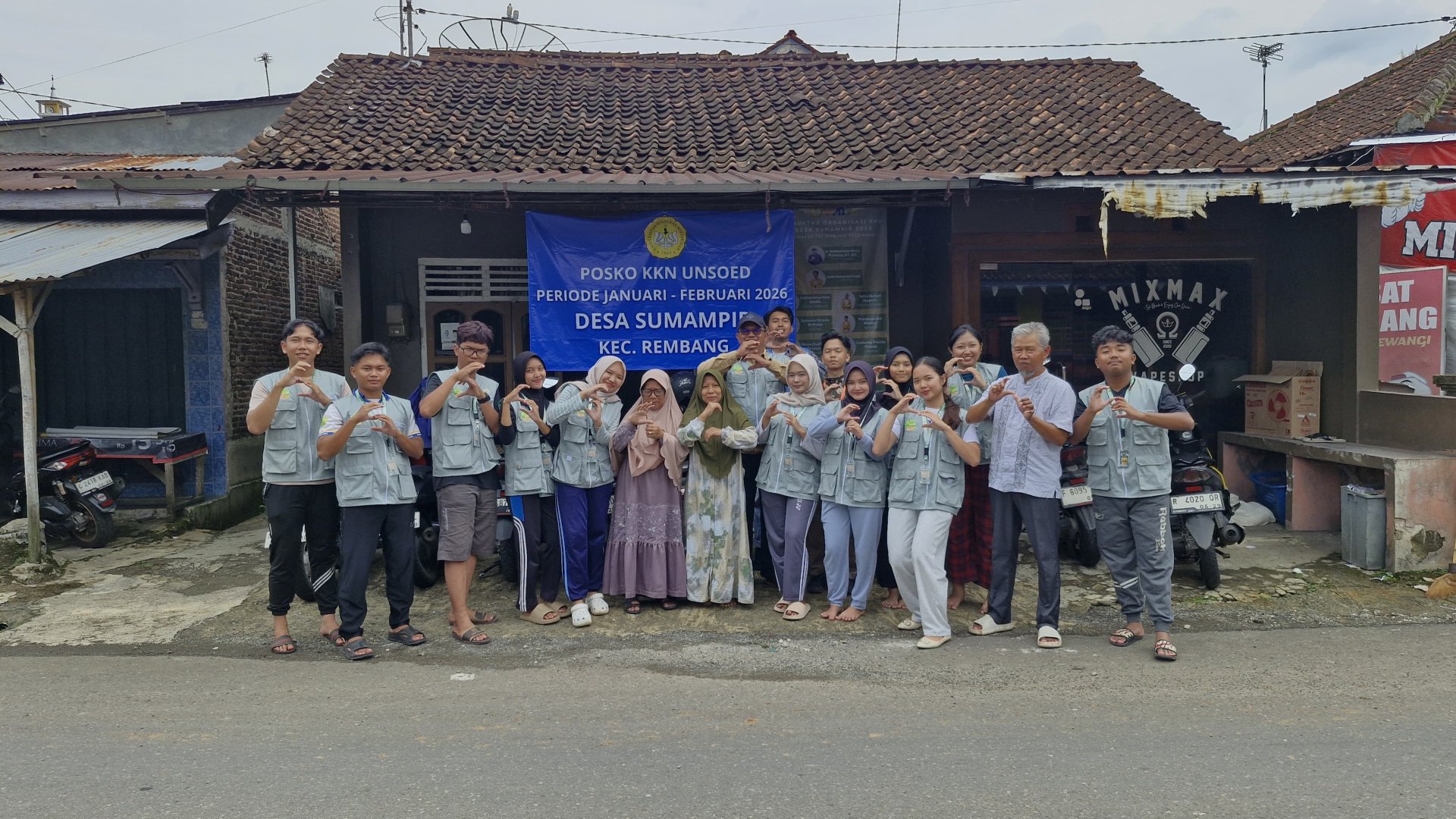 Kunjungan Dosen Pembimbing Lapangan ke Posko