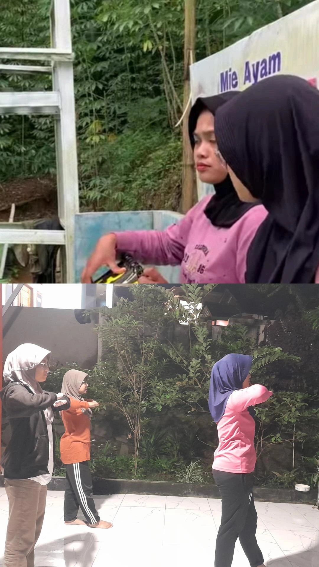 Day 12-Diskusi bersama warga dan senam