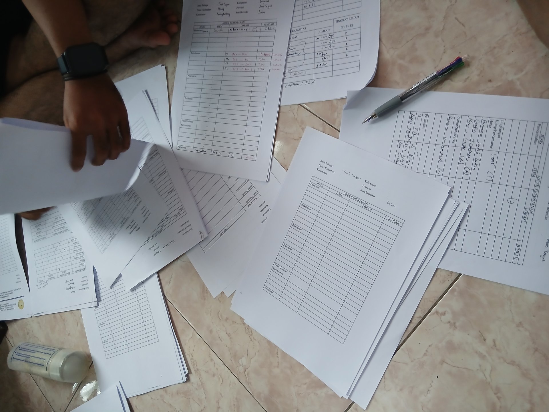 Merapikan data keperluan FGD 2 dan pembuatan peta