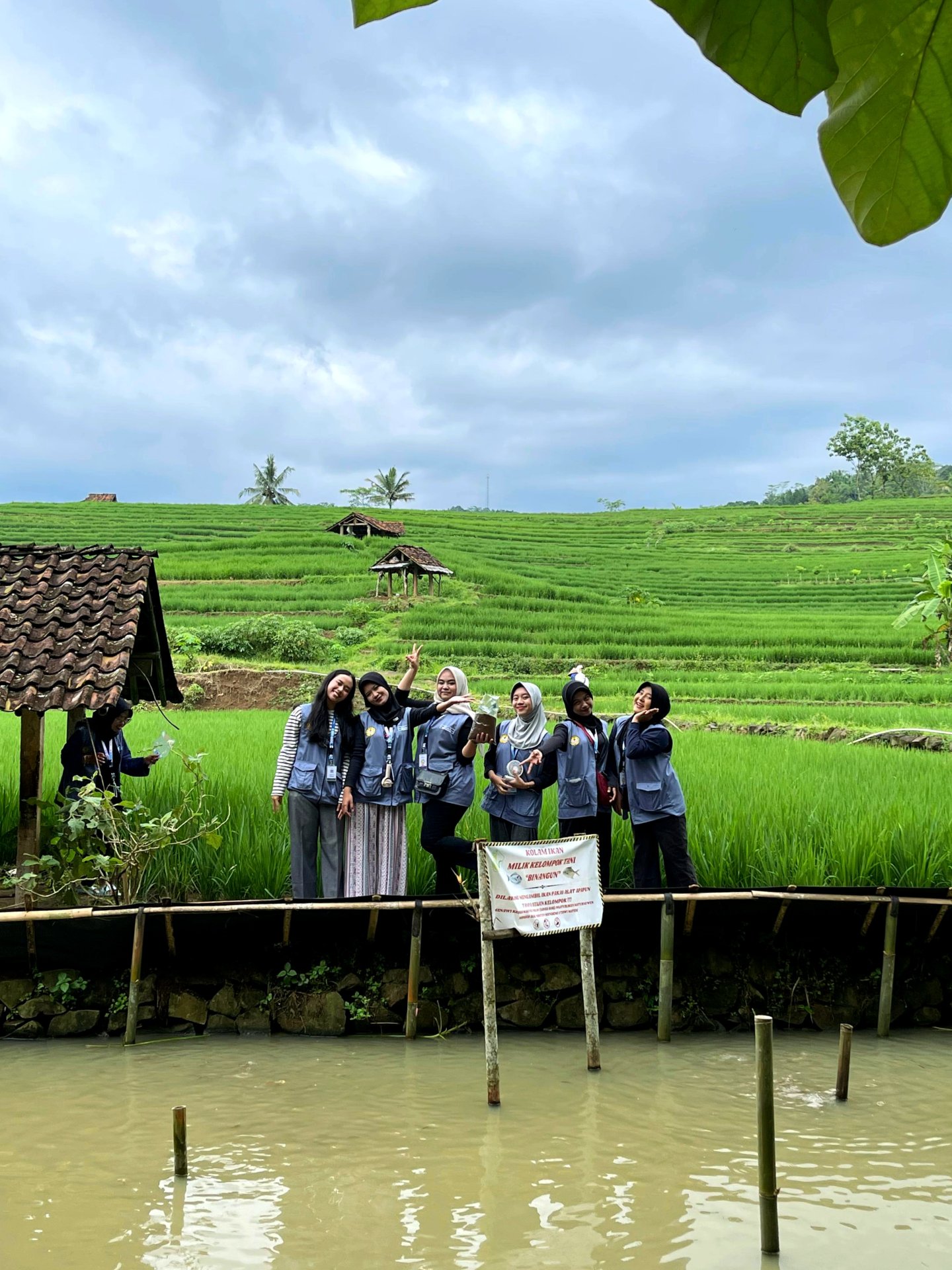 Kegiatan Kunjungan Kolam Ikan Kelompok Binangun Bersama Pengurus Kolam